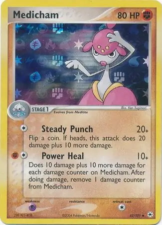EX Hidden Legends Medicham #42/101 reverse holo